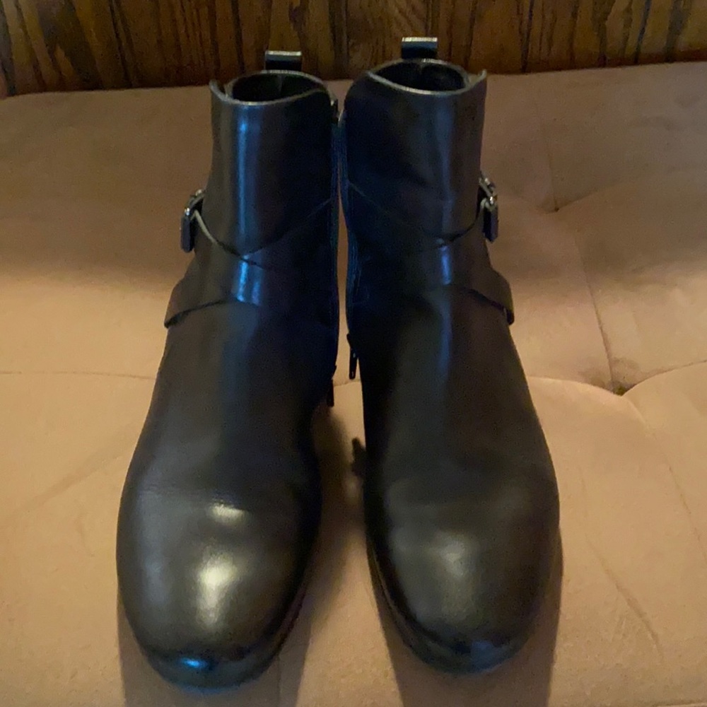 Ecco black ankle boots